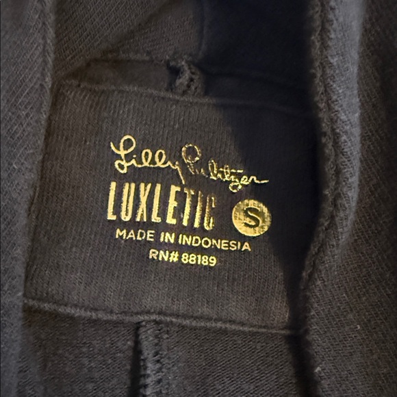 Lilly Pulitzer Luxletic Black Cardigan - Picture 2 of 3